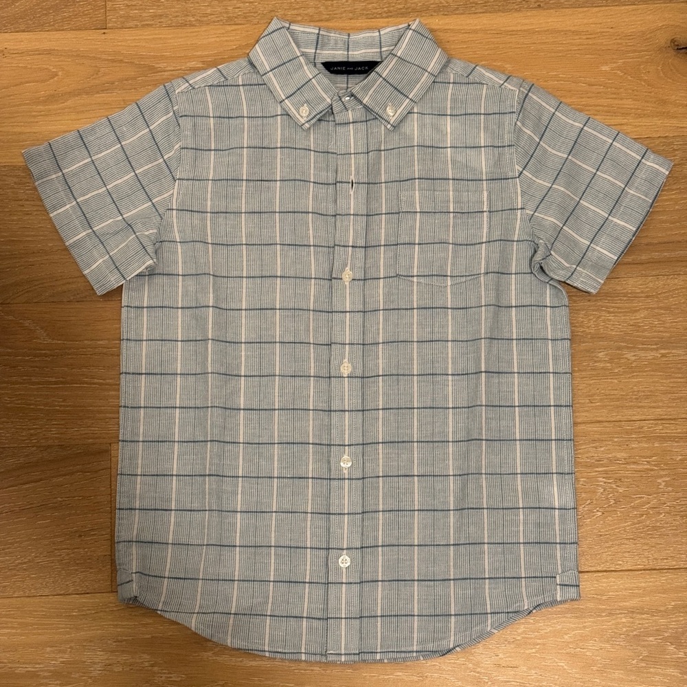 2 Janie and Jack short sleeve button down
